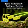 POLVCDG Nuovo originale X1pro Conduzione ossea Luce notturna Auricolari IPX5 Corsa notturna Auricolari Bluetooth Auricolari da bicicletta