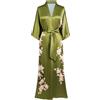 BABEYOND Kimono Robe Coprire Lungo Floreale Damigella D'Onore Matrimonio Addio Al Nuoto Partito Robe, Verde, Etichettalia unica