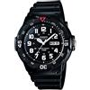 Casio Orologio Analogico al Quarzo Uomo con Cinturino in Resina MRW-200H-1BVES, nero/nero