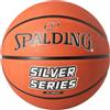 Spalding - Silver Series - Pallacanestro - Misura 5 - Pallacanestro - Materiale antiscivolo - Eccellente grip - Perfetto per la sala - Palla di gomma