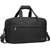 KONO 40x20x25cm Borsa da Viaggio Leggero Palestra Borsone da Viaggio con Tracolla (Nero)