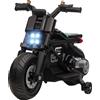 HOMCOM Moto per Bambini 3-5 Anni con Rotelle Clacson e Musica