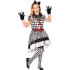 W WIDMANN MILANO Party Fashion - costume da clown per bambini, abito, mimo, arlecchino, costumi di carnevale