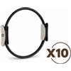 TOORX PROFESSIONAL LINE Kit Risparmio con 10 Pilates Ring Strong Ø38cm, colore sand