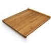 Relaxdays Tagliere in Bambù, Accessori per la Cucina, Ripiano per Tagliare XL, Marrone Chiaro, H x L x P: 2,5 x 38 x 45 cm