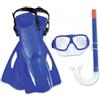 Bestway Set Snorkeling Sureswim Freestyle Maschera Boccaglio e Pinne 7-14 Anni
