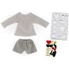Corolle Completo Sweat Short Personalizzabile per Bambole Ma Chérie