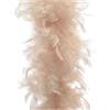 Christmas Decoration Filo Decorativo Natalizio Boa in Piuma 184cm Perla