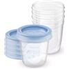 Philips Avent 5 Vasetti Conservalatte con Coperchio 180ML