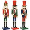 Christmas Decoration Schiaccianoci Natalizio in Legno 25cm
