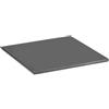Fast Piano Tonik Quadrato 70x70cm Grigio Metallo