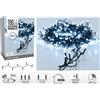 Christmas Decoration Catena di Luci 180 LED Bianco Freddo con Gioco di Luci