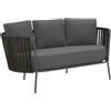 Vermobil Divano 2 Posti Daisy Rope Grigio Antico