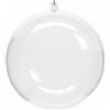 Christmas Decoration Pallina Natalizia 200mm Infrangibile Trasparente