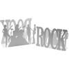 Home Living Portariviste Metallo Rock Bianco Large