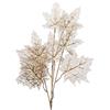 Christmas Decoration Addobbo Floreale Ramo Decorativo Foglie 85cm Oro