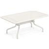 Emu Tavolo basso Athena 100x60 cm - Bianco Opaco