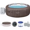 Bestway Piscina Idromassaggio Gonfiabile Bestway Lay-Z-Spa Dominica HydroJet 196 x 71 cm