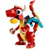 LEGO Creator 3in1 Drago Rosso 31145