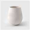Villeroy & Boch Manufacture Collier Blanc Vaso Carré Piccolo