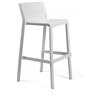 Nardi Sgabello Trill Stool da Esterno in Fiberglass Impilabile - Bianco