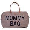 Childhome Mommy Bag Tessuto Teddy Borsa Mamma Capiente con Fasciatoio Portatile e Tracolla - Teddy Soft Brown