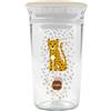 MAM Easy to Drink Cup 360° Tazza Antigoccia Bambini in Tritan con Valvola in Silicone - dai 8 Mesi - Tigre