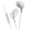 JVC HA-FX38M-E Marshmallow - Auricolari con microfono - in-ear - con cavo - bianco