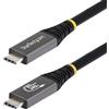 StarTech.com Cavo USB4 da 1,5 m, 80 Gbps, cavo di ricarica USB-C USB-IF, 240 W PD, 8K 120 Hz/4K 240 Hz DP2.1 DP80 cavo per monitor, compatibile con Thunderbolt 4 - Cavo docking station nero, 1,5 m, USB C, USB C, USB4 Gen 4x2, 80 Gbit/s, nero