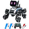 Giocattolo robot intelligente RC cane divertente con musica occhi LED per