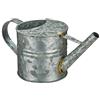 Relaxdays Innaffiatoio, 1,3 Litri, Annaffiatoio Piccolo per Piante, Decorazione Home, Vaso in Metallo, Vintage, Argento