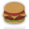 Cartomania Lampada Neon Food Hamburger