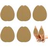 Tuwonwa 5 Paia Di Impugnature Antiscivolo per Suole Di Scarpe,9x6,5 Cm, Impugnature Antiscivolo in Gomma Autoadesive per Una Migliore Aderenza E Sicurezza, Protezione Suola E Riduzione Rumore