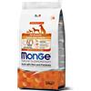 MONGE CANE CROCCHETTA ALL BREEDS PUPPY & JUNIOR ANATRA con RISO e PATATE 2,5 KG
