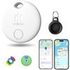 HH-Tech Smart Tracker Tag (White Pack-1) Dual Sytem per dispositivi Apple e Android, batteria sostituibile, monitora facilmente il tuo portafoglio, borsa, valigia e altro ancora con l'app Apple Find