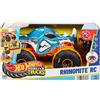 TOYS ONE S.R.L. HOTWHEELS JBK11 MONSTER TRUCK RHINOMITE RADIOCOMANDATO, GIOCATTOLO BAMBINI + 4 ANNI