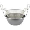 ILSA Friggitrice con Cestello, Ferro Spazzolato e Nichelato, Diametro 26 cm