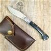pattada COLTELLO 17 CM lama 7,5cm SARDEGNA SARDO arburesa MANICO CORNO DI Montone fodero