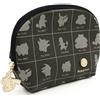 Marimo Craft Pokemon Monotone Design Silhouette Tissue Pouch 4.1"H - Monster Ball Plate