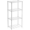 CATTERHOUSE CATTER HOUSE//ESTANTERIA METÁLICA REJILLA KLAUS 120 BLANCA 4 BALDAS 56X35X120 CM Cura della persona e salute