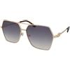 Dsquared2 D2 0206/S 000/08 | Occhiali da Sole Graduati o Non Graduati | Metallo | Quadrati | Oro | Adrialenti
