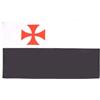 AZ FLAG BANDIERA TEMPLARI ORDINE DEL TEMPIO CROCIATA 150x90cm - BANDIERA GONFALONE BAUSSANT 90 x 150 cm - AZ FLAG