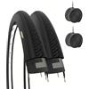 ECOVELO 2 Copertoni 27 x 1 1/4 + Camere d'aria Pneumatici Neri 32-630 per City Bike Bici Adulto D'epoca Condorino