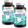 Equilibra® Bromelina Active integratore drenaggio e digestione (2x60cp)