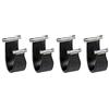 Lampa N21400 KIT Cinghietti per Barre Portatutto, Snap, Confezione da 4