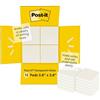 Post-it Foglietti Trasparenti, 12 Blocchetti, 36 Fogli per Blocchetto, 73 mm x 73 mm, Traslucidi - Foglietti Riposizionabili per Gli Studenti, Per Prendere Appunti sui Libri di Testo mentre si studia