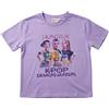 KPop Demon Hunters K-Pop Demon Hunters - T-Shirt in cotone bambina, Huntrix