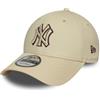 New Era Team Outline 9Forty - Berretto regolabile NY Yankees, beige, taglia unica