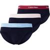 Tommy Hilfiger Hip Brief 3PK 2VA - Black Bodies W Fall Berry FR Large