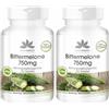 herba direkt Melone Amaro 750mg - Alto dosaggio - Vegan - 120 Compresse - con cromo | HERBADIREKT by Warnke Vitalstoffe - Qualità da farmacia tedesca